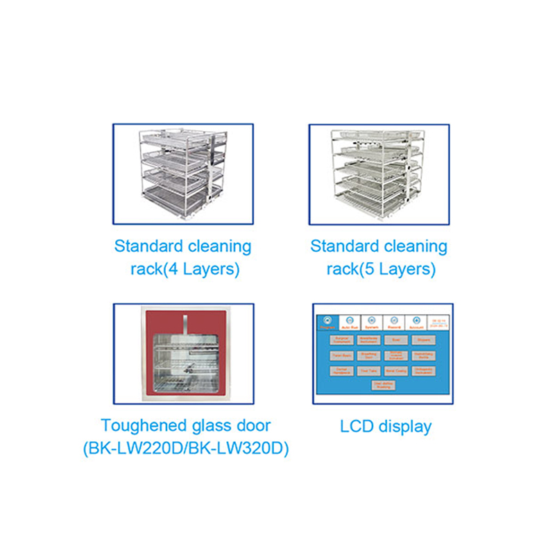 BIOBASE BK-LW220D / BK-LW320D / BK-LW420D – Reinigungs- und Desinfektionsgerät (doppelt Tür automatisch Glassware Waschgerät) — 3